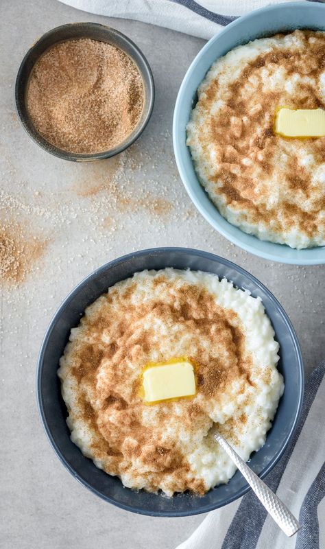 Breakfast Rice, Porridge Recipes, Rice Porridge, Scandinavian Food, Breakfast Time, Cooking And Baking, Breakfast Brunch, Healthy Breakfast, Food To Make