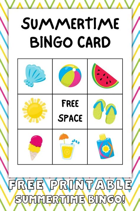 Looking for a fun summer activity that the whole family can enjoy? Why not try playing bingo with these Free Printable Summer Bingo Cards! Just print them out and you're ready to go. So grab some friends or family and get ready to have some fun! Summer Bingo Printable Free, Bingo Printable Free, Toddler Free Printables, Beach Bingo, Summer Bingo, Free Printable Bingo Cards, Free Bingo Cards, Printable Bingo Games, Storytime Ideas