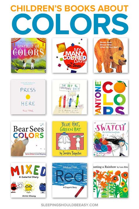 Children’s Books about Colors Color Books Preschool, Books About Colors, Color Kindergarten, Elementary Activity, Prek Themes, Colors Preschool, Skeletal System Worksheet, Preschool Color Activities, Shapes Lessons