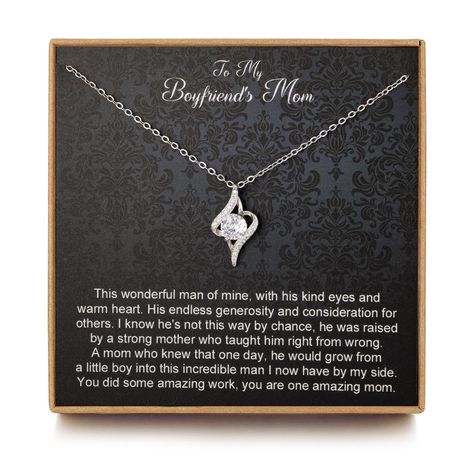 Gifts For Bf Mom, Gifts For Boyfriends Mom, To My Boyfriends Mom, Gifts For Boyfriends, Boyfriend Necklace, Country Family, Boyfriends Mom Gifts, Perfect Gift For Boyfriend, Bf Gifts