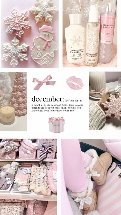 Pink Girly Christmas Aesthetic, Pink Christmas Aesthetic Decor, Pink Coquette Christmas Wallpaper, Coquette Xmas List, Pinkmas Aesthetic Wallpaper, Christmas Wallpaper Coquette, Christmas Coquette Wallpaper, Christmas Pink Aesthetic Wallpaper, Aesthetic Christmas Wallpaper Pink