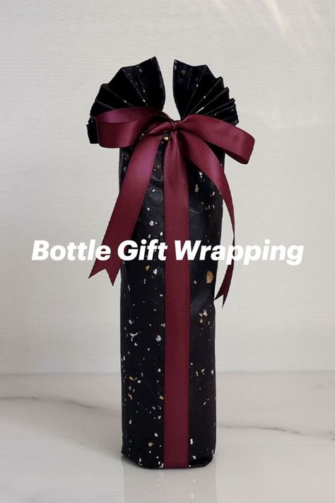 Bottles Wrapping Ideas, Gift Wrap Liquor Bottle Ideas, Water Bottle Wrapping Ideas, How To Wrap Beer Bottles Gift Ideas, Gift Wrapping A Bottle Of Wine, How To Pack Wine Bottles Gift Ideas, Wrap Water Bottle Gift, How To Pack Bottles Gift Ideas, How To Wrap A Whiskey Bottle