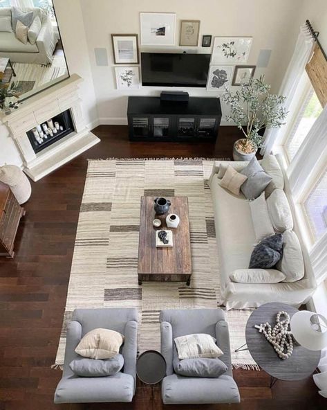 Living Room Layout With Awkward Corner Fireplace - Soul & Lane Room Layout With Corner Fireplace, Awkward Living Room, Awkward Living Room Layout, Rectangle Living Room, Small Guest Rooms, Rectangular Living Rooms, Long Living Room, Living Room Layout, Bassett Furniture