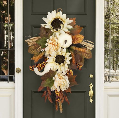 PRICES MAY VARY. Artificial Fall Wreaths for Front Door: Fall, Thanksgiving, Halloween is coming! Please don't forget to welcome them with a beautiful and unique fall wreath! beautiful autumn wreath, beautiful autumn wreath, perfect for all fall decorations for home! A variety of styles for you to choose from, with a size of 22-24 inches, exquisite pumpkin wreath, fall door wreath will be the ideal choice for fall door decor! Welcoxme everyone! Fall Wreath&Thanksgiving Wreath: Autumn wreaths for Fall Door Garland, Teardrop Wreath, Swag For Front Door, Maple Leaf Wreath, Fall Wreaths For Front Door, Halloween Door Wreaths, Fall Decor Wreaths, Teardrop Swag, Fall Swags