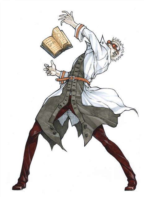 mad Scientist full body by MizaelTengu Mad Scientist Pose Reference, Male Scientist Character Design, Anime Mad Scientist, Mad Doctor Character Design, Mad Scientist Pose, Scientist Reference, Mad Scientist Drawing, Researcher Character Design, Fantasy Scientist