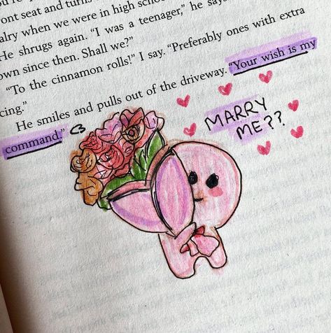 Cr. fogged_glasses on ig Book Annotating, Annotating Books, Romantic Book, Book Annotations, Doodle Books, Romance Books Quotes, Romantic Book Quotes, Bf Picture