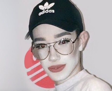 Flashback Mary James Charles White Face Meme, Cursed James Charles, James Charles Aesthetic, James Charles Womp Womp Womp, Emo Funny Pictures, White Memes Funny, White Stuff On Face, James Charles Funny, Funny Makeup Looks