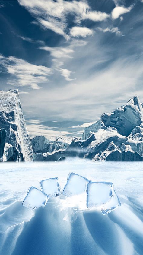 Ice Background, Illusion Photos, Design Mockup Free, Mountain Background, Water Background, Photoshop Tutorial Design, Cool Backgrounds Wallpapers, Background Design Vector, Graphic Design Tutorials Photoshop