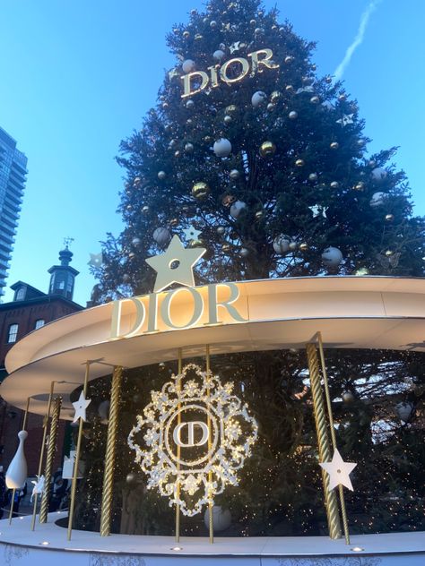 #christmas #christmasdecorations #christmastreedecor #toronto #ontario #canada #dowtown #city #dior #diortree #holiday #decoratingideas #decor  #december #decemberaesthetic #aesthetic #tree Pastel, Dior Christmas, Aesthetic Tree, Canada Christmas, Toronto Ontario Canada, Toronto Ontario, Ontario Canada, Light Art, Christmas Decoration