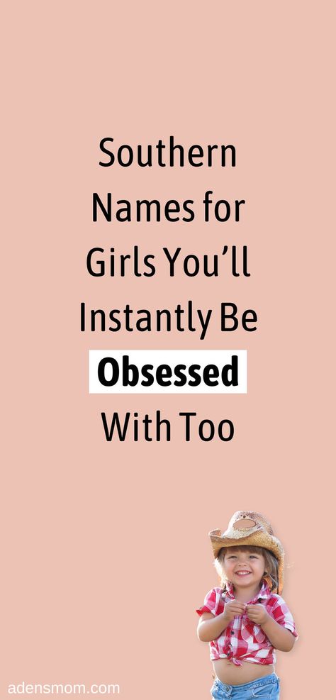 southern names for girls you'll instantly be obsessed with too Girl Names Aesthetic, S Girl Names, Southern Baby Girl Names, Southern Girl Names, Southern Names, Names Aesthetic, Baby Name Ideas, List Of Girls Names, Southern Baby Names