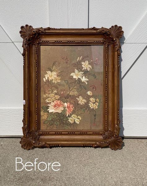 Upcycling, Repurposed Picture Frames, Painting Picture Frames Diy, Repurpose Picture Frames Diy, Vintage Frames Diy, Repurpose Picture Frames, Upcycle Frames, Big Picture Frames, Upcycled Picture Frames