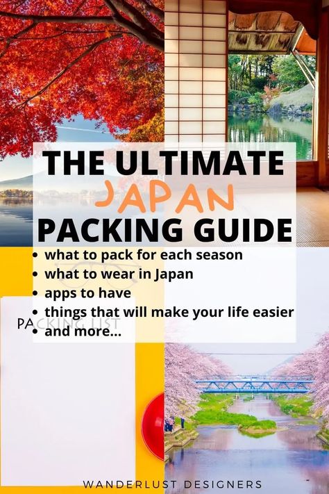 Packing List Japan Autumn, Visiting Japan Outfits, What To Pack For Tokyo In Spring, What To Wear In Japan Winter, Spring Outfits 2023 Japan, Japan Travel Packing List, Japan In The Summer, What To Pack For Japan In Summer, What To Pack For Japan Winter