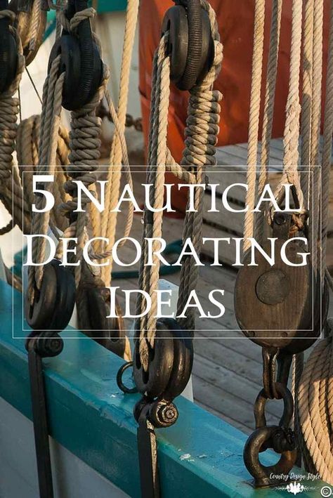 Vintage Nautical Bathroom, Nautical Decorating Ideas, Nautical Rope Decor, Nautical Kitchen Decor, Nautical Outdoor Decor, Nautical Themed Bedroom, Nautical Bathroom Design Ideas, Nautical Decor Diy, Nautical Shower Curtains