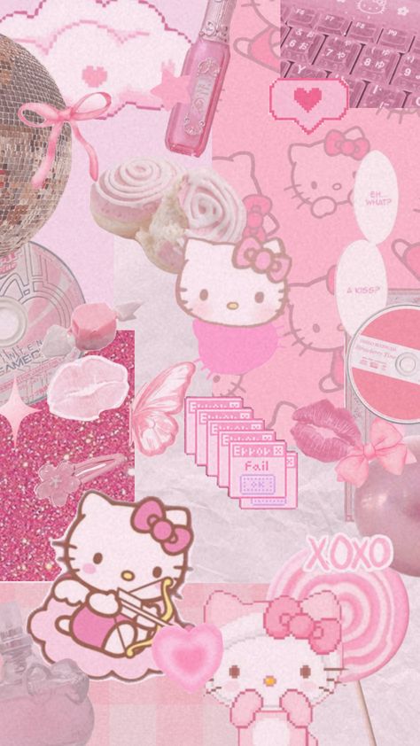 Hello kitty Pastel Pink Wallpaper Hello Kitty, Hello Kitty Wallpaper Collage, Ipad Wallpaper Aesthetic Hello Kitty, Pink Aesthetic Wallpaper Hello Kitty, Hello Kitty Wallpaper Y2k, Cute Hello Kitty Pfp, Hello Kitty Wallpaper Ipad, Hello Kitty Lock Screen, Backgrounds Hello Kitty