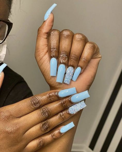 pintrest @diorrdxll in 2022 | Long square acrylic nails, Short square acrylic nails, Acrylic nails coffin short Square Acrylic Nails Short, Acrylic Nails Short Square, Nails Short Square Acrylic, Nail Polish Black, Thermal Nail Polish, Thermal Nails, Acrylic Nail Set, Long Acrylic Nail Designs, Blue Acrylic Nails