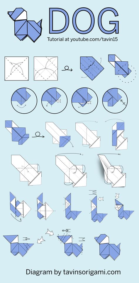 Origami Goat, Origami Instructions Step By Step, Origami Cat Instructions, Origami Instructions Easy, Easy Origami Animals, Sticky Note Origami, Origami Easy Step By Step, Origami Dog, Origami Cube