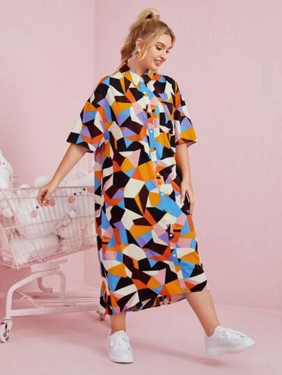 Search SUMMER | SHEIN USA Boutique Plus Size, Plus Size Funky Fashion, 2024 Plus Size Trends, Plus Size Funky Outfits, Quirky Plus Size Fashion, Plus Size Modest Summer Outfits, Summer Outfits Women Plus Size, Ms Frizzle Outfits, Eccentric Grandma