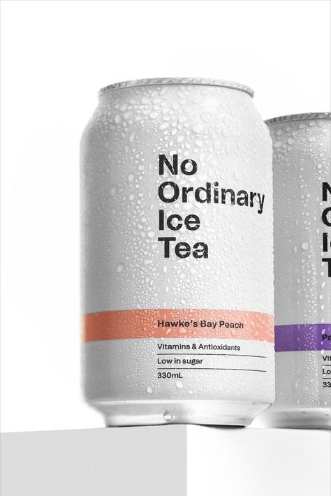 Packaging design for Plant Projects' latest product: No Ordinary Ice Tea Beverage Packaging, Tea Packaging Design, Plant Projects, Ice Tea, Tea Packaging, Packing Design, Bottle Packaging, Vitamin Water Bottle, Can Design