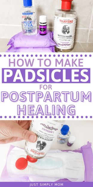 Padsicles Diy, Padsicles Postpartum, Diy Postpartum, Postpartum Healing, Postpartum Care Kit, Maxi Pad, Mom Care, Baby Life Hacks, Alcohol Free Toner