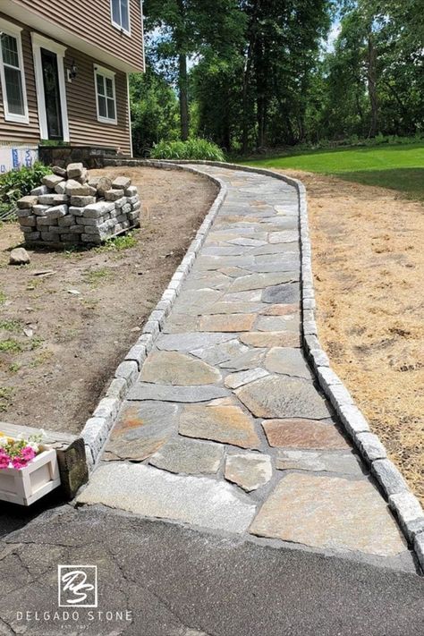 Exterior Design Walkway Inspiration Backyard Flowers Beds, Modern Garden Furniture, Landscaping With Large Rocks Natural, Walkway Landscaping, Diy Cushions, Landscaping With Boulders, Zen Garden Design, Rock Garden Design, Landscaping With Large Rocks