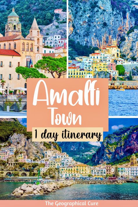 Amalfi Town Italy, Amalfi Restaurants, Amalfi Itinerary, Almafi Italy, Amalfi Coast Italy Aesthetic, Amalfi Town, Things To Do In Amalfi, Almafi Coast Italy, Italy Cruise