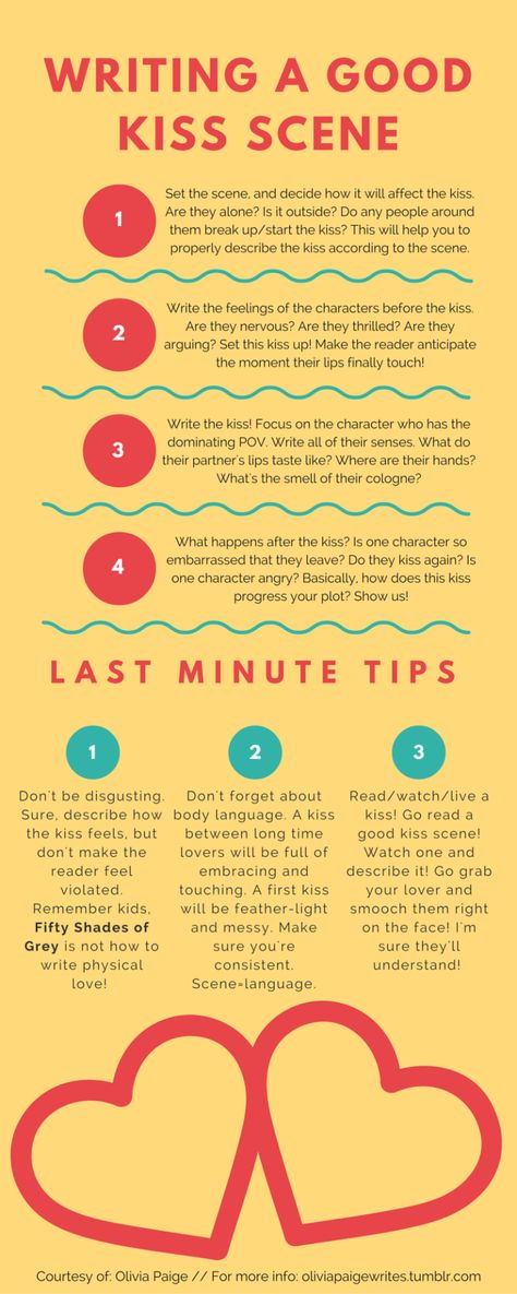 Good tips for an emotional kiss scene!  #writing #romance   #books  #amwriting Scene Ideas, Scene Writing, Writing Romance, Creative Writing Tips, Writing Motivation, Writing Promps, Writing Inspiration Prompts, Book Writing Inspiration, Writing Characters