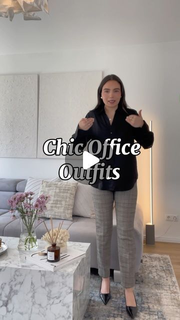 MONTSERRAT VARELA on Instagram: "Corporate outfits work wear outfit ideas #corporateoutfit #millennialstyle" Postpartum Office Outfits, Chic Office Outfit, Trainers Outfit, Millennials Fashion, Work Wear Outfits, Corporate Outfits, Chic Office, Wearing Clothes, Office Outfits