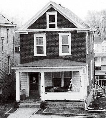 The before photo of this 1910 farmhouse shows a dark, enclosed and uninviting porch. A makeover added Victorian style and more space for outdoor living and entertaining. The peaked roof entryway and gazebo with turret roof both feature hanging baskets overflowing with shade-loving flowers. Enclosed Front Porch Ideas, Porch Upgrades, Enclosed Front Porches, Front Porch Remodel, Front Porch Addition, Boost Curb Appeal, Victorian Porch, Modern Porch, Small Porch