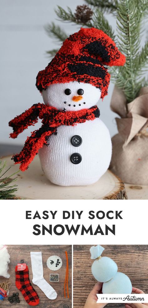 Natal, Diy Sock Snowman, Juleverksted For Barn, Xmas Games, Craft Easter, Snowman Crafts Diy, Bunny Craft, Sock Snowman, Valentine Gnome