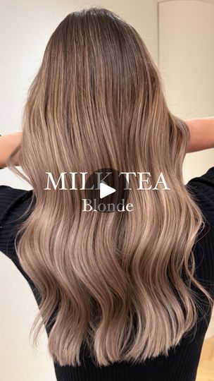 Milk Tea Blonde, Blonde Hair Color Balayage, Beige Hair Color, Blonde Beige, Hairstyles Fall, Short Curly Hairstyles For Women, Dark Blonde Hair Color, Beige Hair, Colors 2023