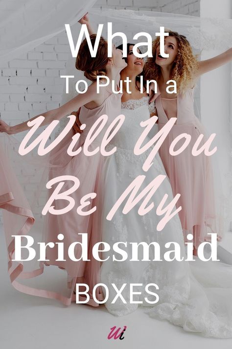 If you're Looking for great gift ideas for your Will You Be My Bridesmaid proposal boxes you should read my blog post. Get creative and fill your Bridesmaid Proposal Boxes amazing with excessive stuff. Finde what are the best super thoughtful gifts for your Maid of honor proposal. Pamper your bridesmaids and MOH with Edible Gifts, Raise a Toast, Jewellery,Hair Accessories, and personal Useful favors Gifts. #willyoubemybridesmaidideas #willyoubemybridesmaidgifts Gift Ideas To Ask Bridesmaids, Gift Ideas For Asking Bridesmaids, What To Put In Maid Of Honor Proposal Boxes, Bridal Proposal Ideas Asking Bridesmaids, How To Ask A Maid Of Honor Ideas, Gift To Ask To Be A Bridesmaid, Asking Bridesmaids Box Gift Ideas, Bridesmaids Boxes Diy, Ways To Ask Someone To Be A Bridesmaid