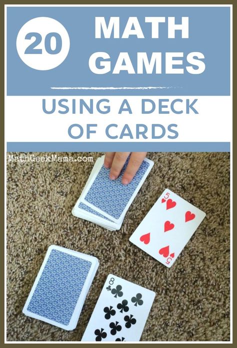 Math Card Games Middle School, Math Games High School, Math Get To Know You Activity, Math Games For High School, High School Math Games, Instructional Facilitator, Math Differentiation, Easy Math Games, Games For Kindergarten