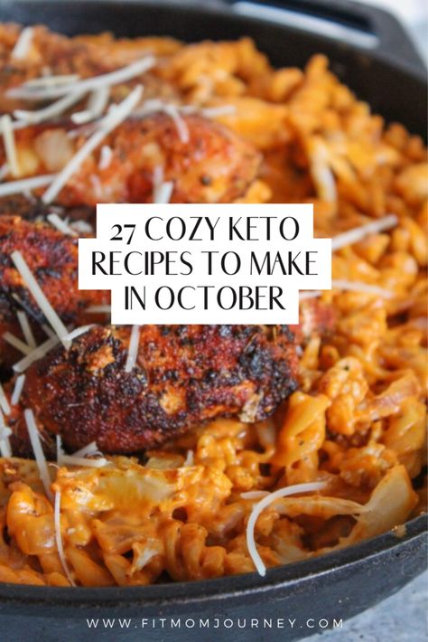 27 Cozy Keto Recipes To Cook in October - Fit Mom Journey Keto Sides For Soup, Fall Meal Ideas Low Carb, Good Keto Recipes For Dinner, Filling Keto Dinners, Cold Weather Keto Recipes, Keto Dinner Cheap, Low Carb Cozy Dinner, Keto Fall Comfort Food, Easy Keto Fall Recipes