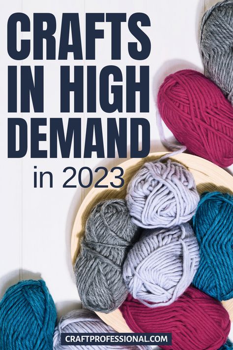 Crafts in high demand in 2023. Popular Christmas Crafts To Sell 2023, Crafts That Sell 2023, Best Selling Sewn Items, Knitted Items That Sell, Crochet Craft Sale Items, Crafts 2023 Trending, Hand Made Ideas To Sell Make Money Craft Business, Crafts For Selling Ideas, What Sells Best At Craft Shows 2023