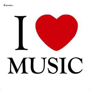 I love music Black, Music, Love Music, I Love Music, I Love, Red, White