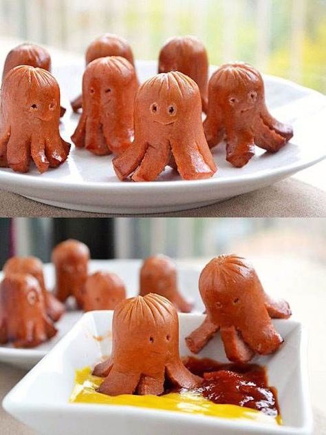 Snack Halloween, Fun Halloween Appetizers, Halloween Snacks For Kids, Halloween Breakfast, Kreative Snacks, Healthy Halloween Treats, Appetizers For Kids, Easy Halloween Food, Fun Halloween Food