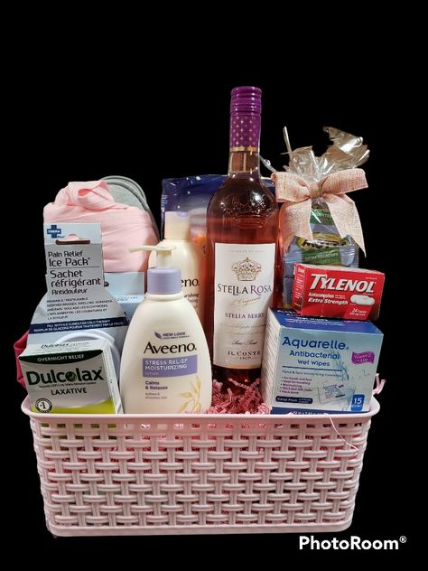 Mom After Birth Gift Basket, Just Had A Baby Gift Basket For Mom, Delivery Basket For New Mom, Labor Basket For Mom, Gifts For Mom Baby Shower, New Mom Care Basket, Care Basket For New Mom, Birth Basket For Mom, Push Basket For Mom