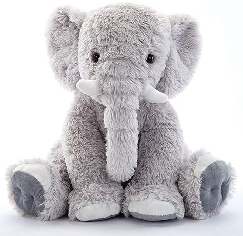 Amazon.com: MorisMos Gray Elephant Stuffed Animal Soft Elephant Plush Toy for Girls Boys,19 Inches: Toys & Games Elephant Plush Toy, Stuffed Elephant, Elephant Stuffed Animal, Elephant Pillow, Baby Stuffed Animals, Elephant Toy, Soft Stuffed Animals, Elephant Plush, Teddy Bear Stuffed Animal