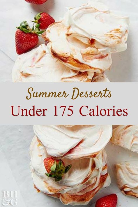 Light Calorie Desserts, 300 Calorie Desserts, Light And Healthy Desserts, Fresh Light Desserts, Light Easy Dessert Recipes, Fruit Desert Ideas Healthy, Low Cal Summer Desserts, Low Cholesterol Desserts Healthy Recipes, Healthier Birthday Treats