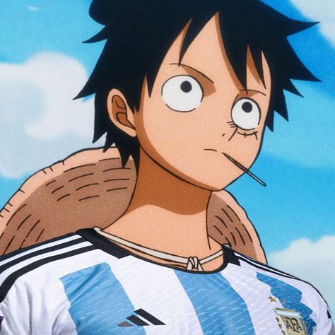 Monkey Luffy Argentina one piece Black, Anime, American Football, Birthday, Argentina, Happy Birthday Luffy, Monkey D Luffy, Anime Character, Happy Birthday