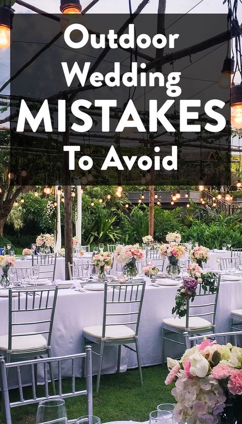 Outdoor Wedding, 10 Things