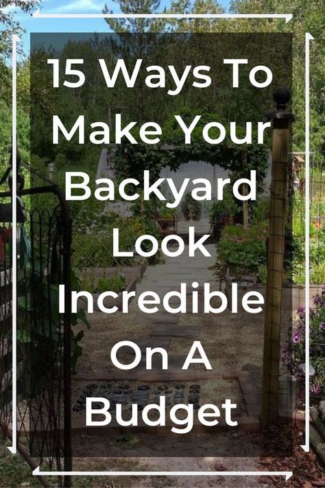 Backyard Upgrades, Jardim Diy, Garden Wallpaper, Diy Backyard Landscaping, Budget Patio, Easy Backyard, Backyard Diy Projects, Outdoor Backyard, Backyard Makeover