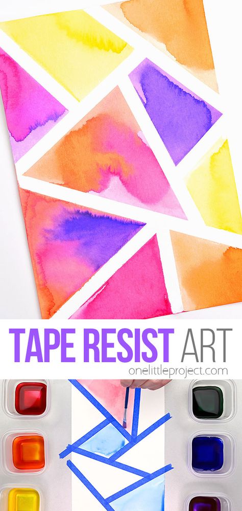 Photo of tape resist art Montessori, 2nd And 3rd Grade Arts And Crafts, Artist Crafts For Preschoolers, Special Education Art Activities, Free Art Ideas Preschool, Abstract Art For Preschoolers, Art Theme Preschool Activities, Summer Painting Crafts For Kids, 1st Grade Craft Ideas Art Projects