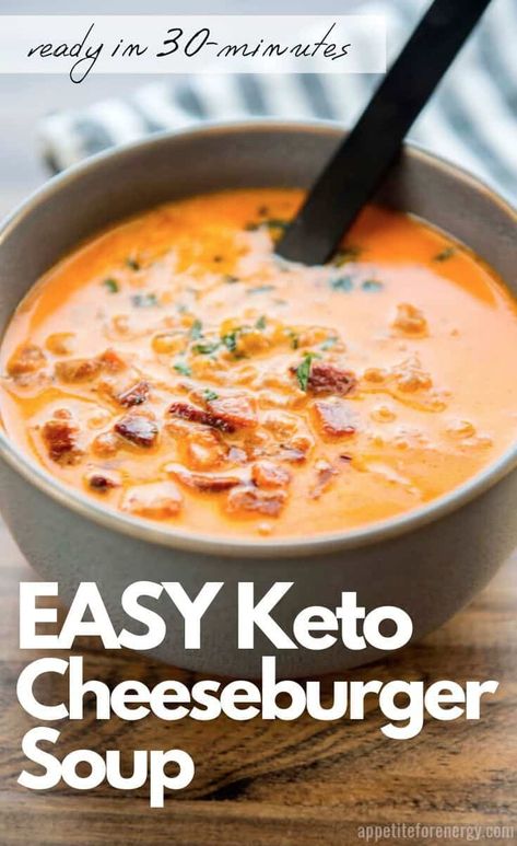 Cheeseburger Soup Keto, Keto Cheeseburger Soup, Low Carb Cheeseburger, Keto Cheeseburger, Soup Keto, Low Carb Soup Recipes, Breakfast Low Carb, Cheeseburger Soup, Keto Soup