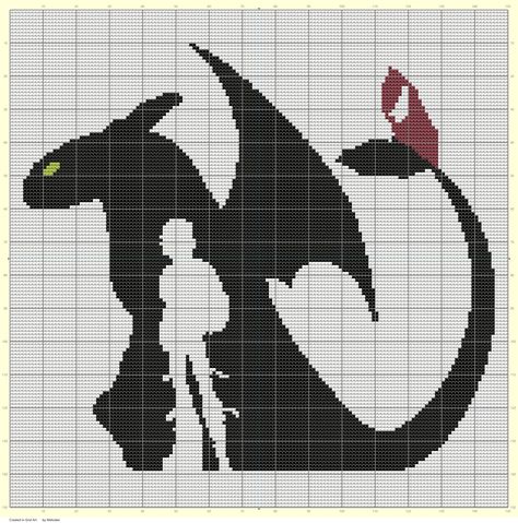 Cross Stitch How to Train Your Dragon Toothless and Hiccup Silhouette Httyd Crochet Pattern, Pixel Art How To Train Your Dragon, Httyd Cross Stitch, Httyd Perler Beads, How To Train Your Dragon Pixel Art, How To Train Your Dragon Cross Stitch, Pixel Art Silhouette, Httyd Embroidery, Httyd Pixel Art