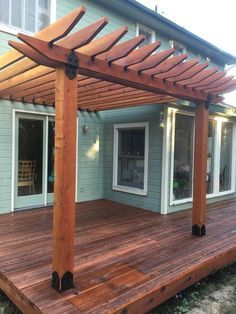 Pergola Patio Ideas, Pergola Modern, Pergola Metal, Oasis Backyard, Ornamental Wood, Party Backyard, Pergola Diy, Patio Pergola, Wooden Deck