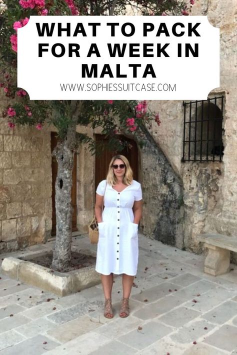 You guys have been loving my outfits posts on Instagram over the past month, and I’ve had so many messages from you asking where the outfits I wore whilst on my recent trip to Malta are from / Sophie's Suitcase Malta Vacation Outfit, Malta Fashion Street Styles, Malta Outfit Ideas Spring, Malta Outfit Ideas Autumn, Malta Outfit Ideas Summer, Malta Outfit Ideas, Malta In March, Malta Outfit, Malta Holiday