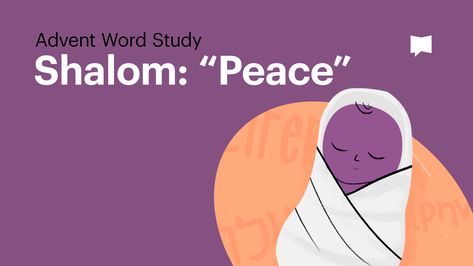 Biblical peace is about wholeness or completeness, and it was brought to earth in the person of Jesus, the Prince of Peace. Biblical Peace, Bible Word Study, Kids Ministry Lessons, Word In English, Peace Crafts, Peace Meaning, Christmas Videos, Prince Of Peace, Hebrew Words