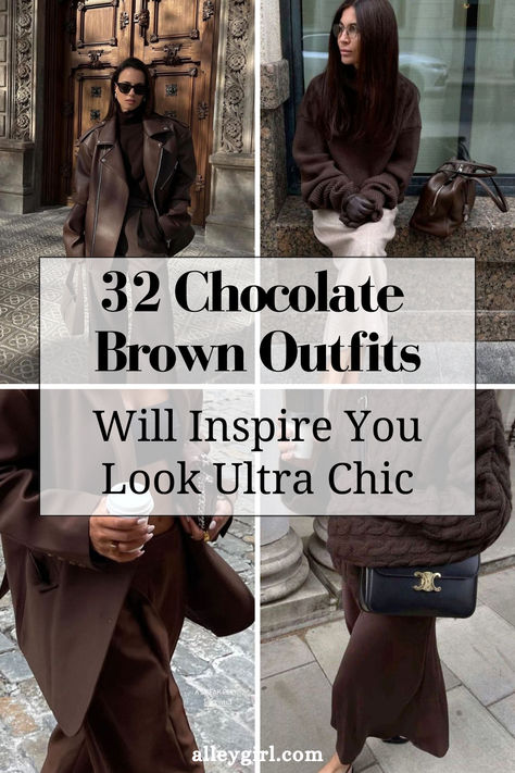 chocolate brown dress outfit, fall fashion 2024 women, fall outfits, fall fashion trends Chocolate Monochrome Outfit, Brown Smart Casual Outfit, Dark Brown Fall Outfits, Caramel Dress Outfits, Chocolate Satin Skirt Outfit, Black And Chocolate Brown Outfit, Dark Brown Blouse Outfit, Brown Fall Outfits For Women, New York Outfits Fall 2024