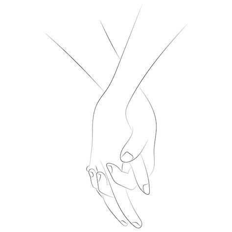 Couple Main Dans La Main, Couple Main, Mains Couple, Hands Couple, People Holding Hands, Girls Holding Hands, Illustration Couple, Hand Silhouette, Couple Hands